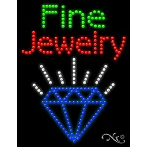 High Impact, Energy Efficient Jewelry LED Sign 